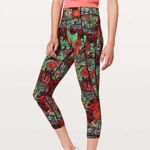 Lululemon Capri Zen Garden Leggings Size 6